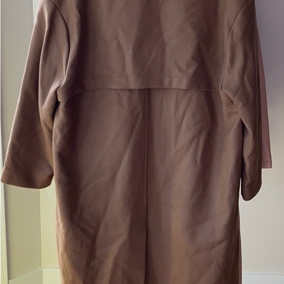 L Zara Monteco Italian Fabric Wool Oversized Coat - Picture 9 of 14